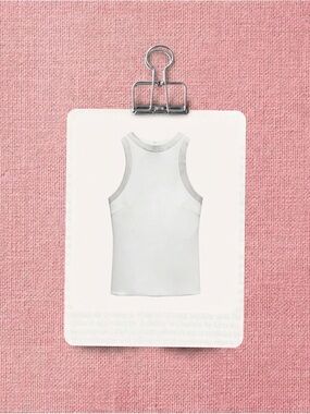 Zara White Tank Top